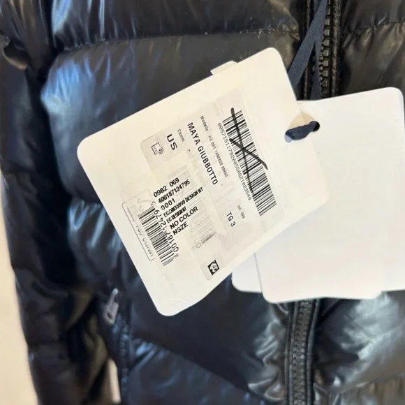 Men’s junior Moncler hooded, puffer jacket, size 3